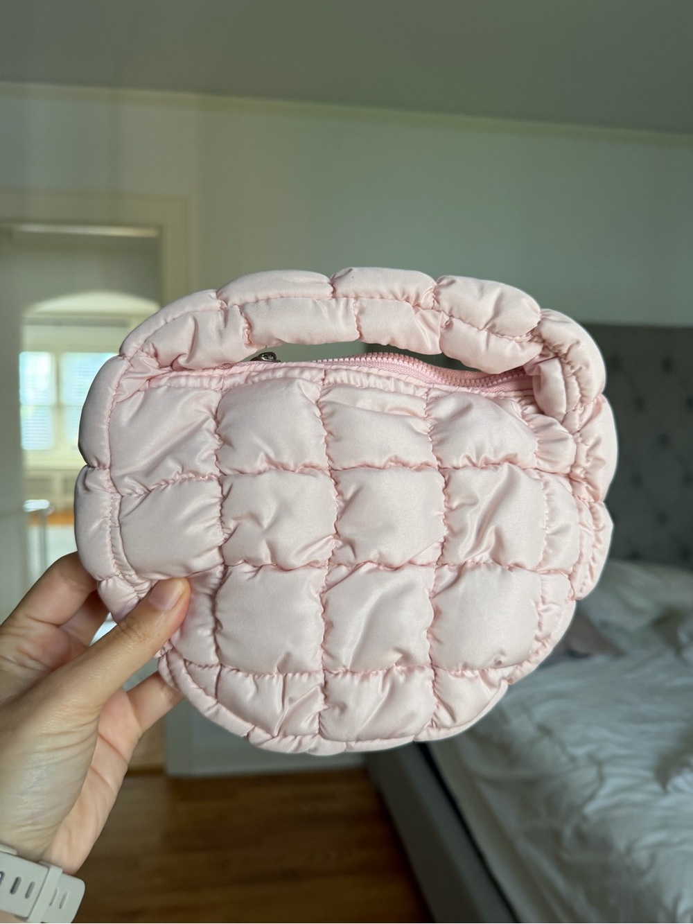 Mini Cloud Puffer Bag - Petal Pink ☁️ 🌸